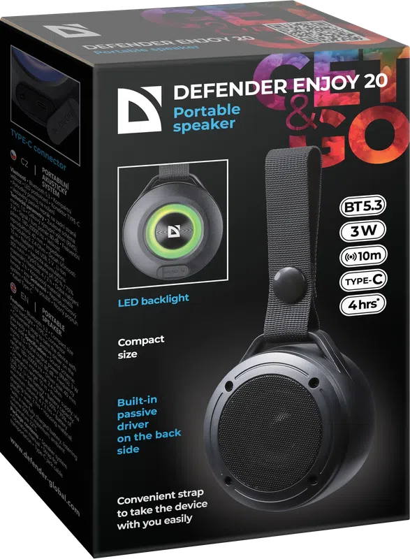 Defender - Prijenosni zvučnik Enjoy 20