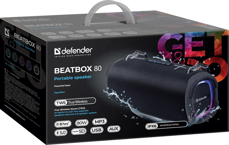 Defender - Prijenosni zvučnik Beatbox 80