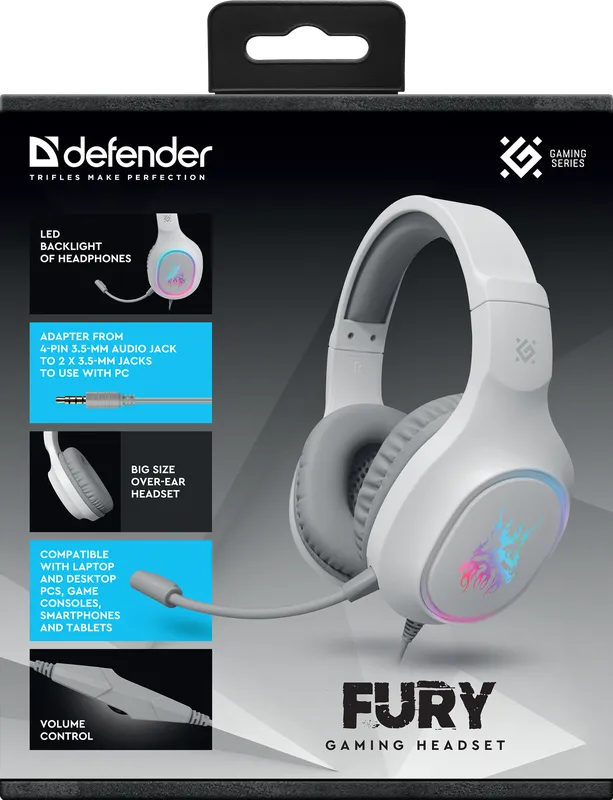 Defender - Gaming slušalice Fury