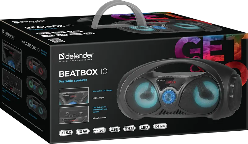 Defender - Prijenosni zvučnik Beatbox 10