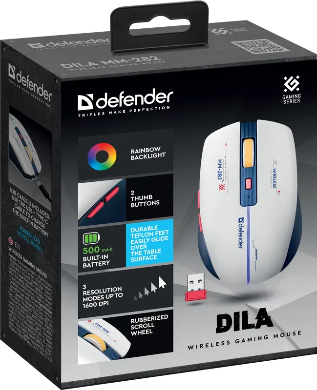 Defender - Bežični gaming miš Dila MM-282