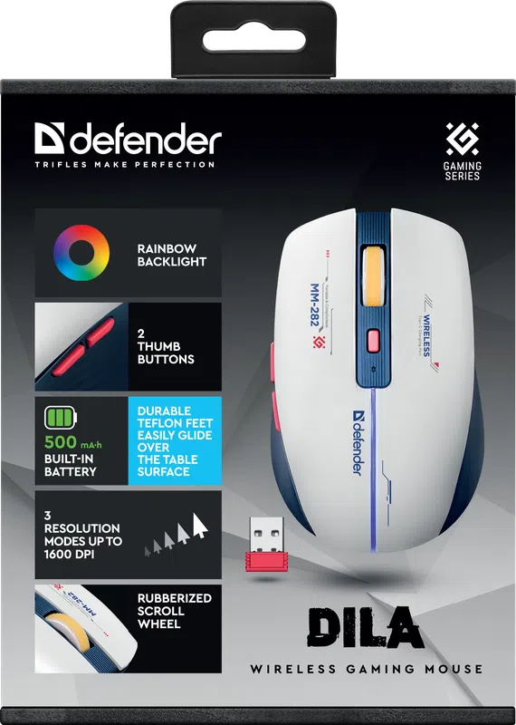 Defender - Bežični gaming miš Dila MM-282