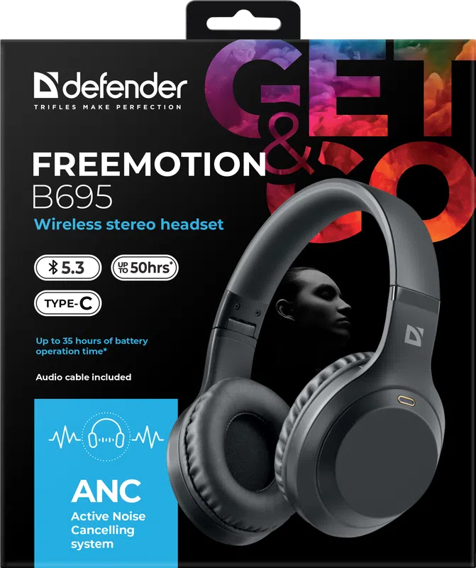 Defender - Bežične stereo slušalice FreeMotion B695
