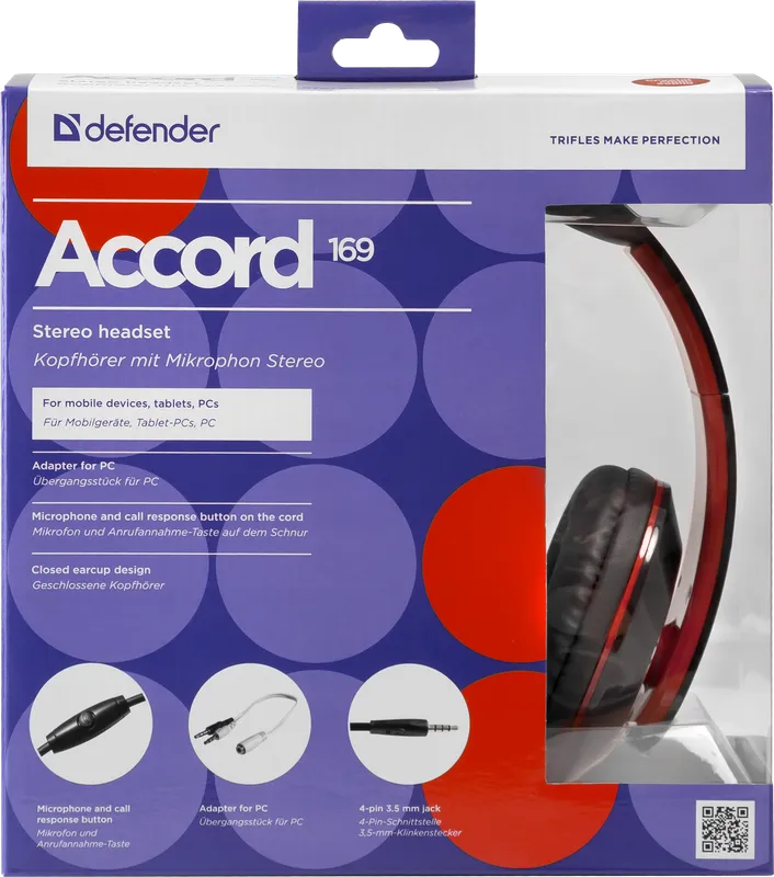 Defender - Slušalice za mobilne uređaje Accord-169