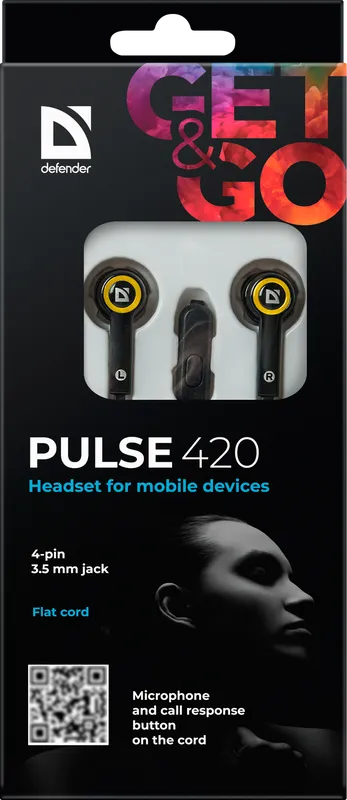 Defender - Slušalice za mobilne uređaje Pulse 420