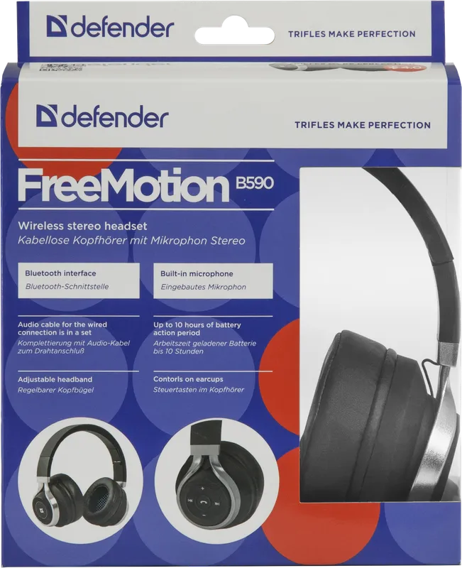Defender - Bežične stereo slušalice FreeMotion B590
