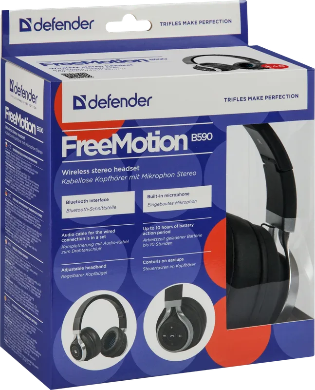 Defender - Bežične stereo slušalice FreeMotion B590