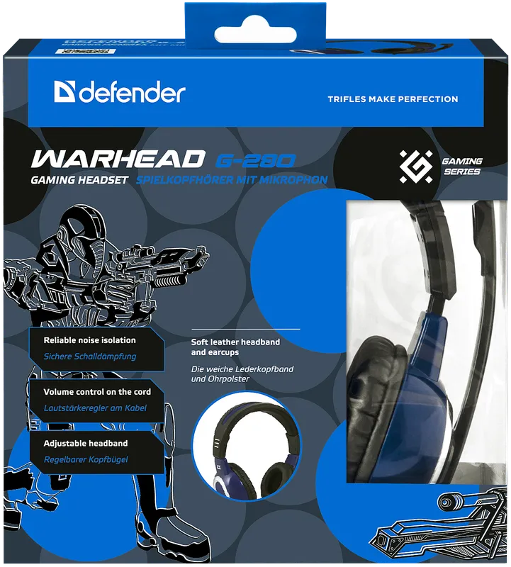 Defender - Gaming slušalice Warhead G-280