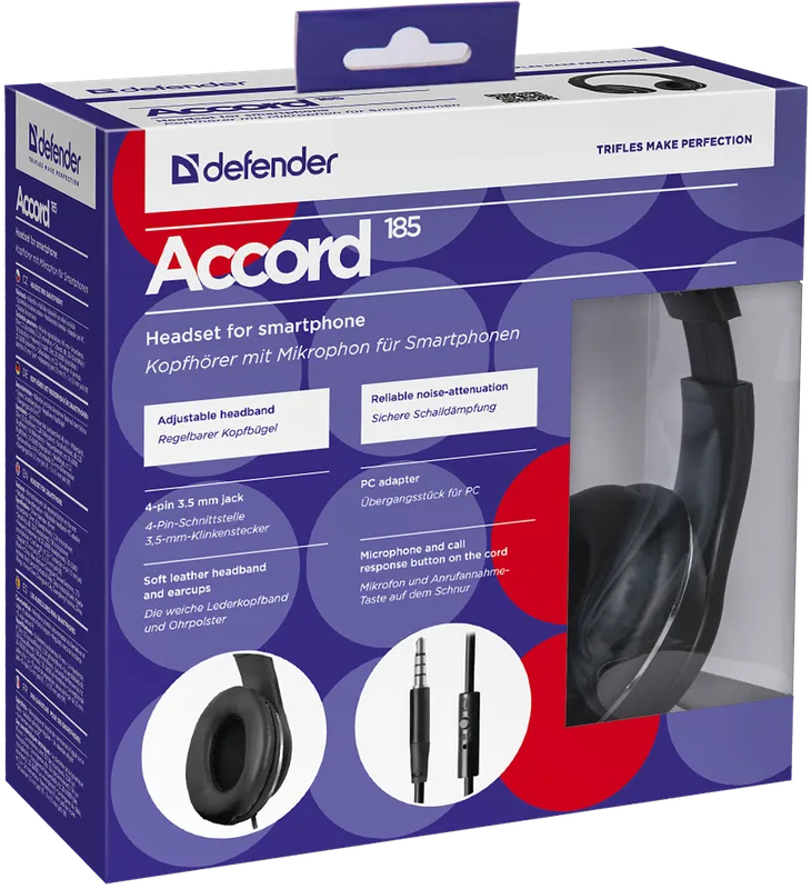 Defender - Slušalice za mobilne uređaje Accord 185
