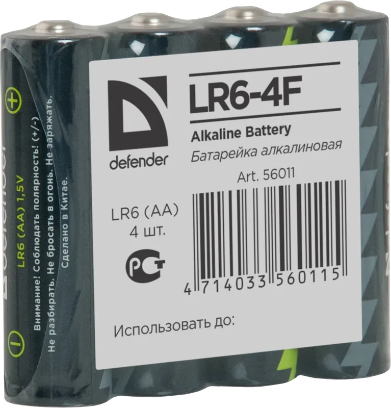 Defender - Alkalna baterija LR6-4F