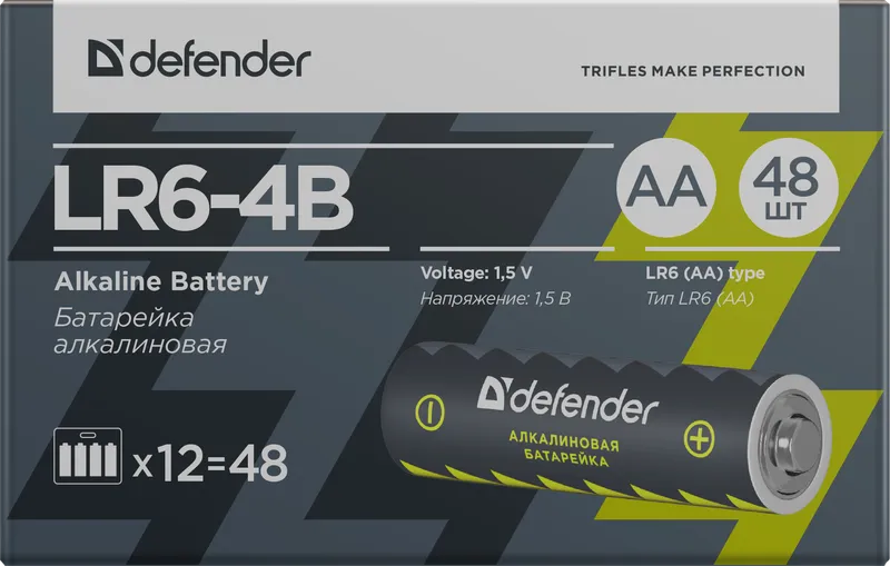 Defender - Alkalna baterija LR6-4B