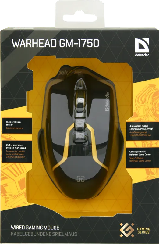 Defender - Žičani gaming miš Warhead GM-1750