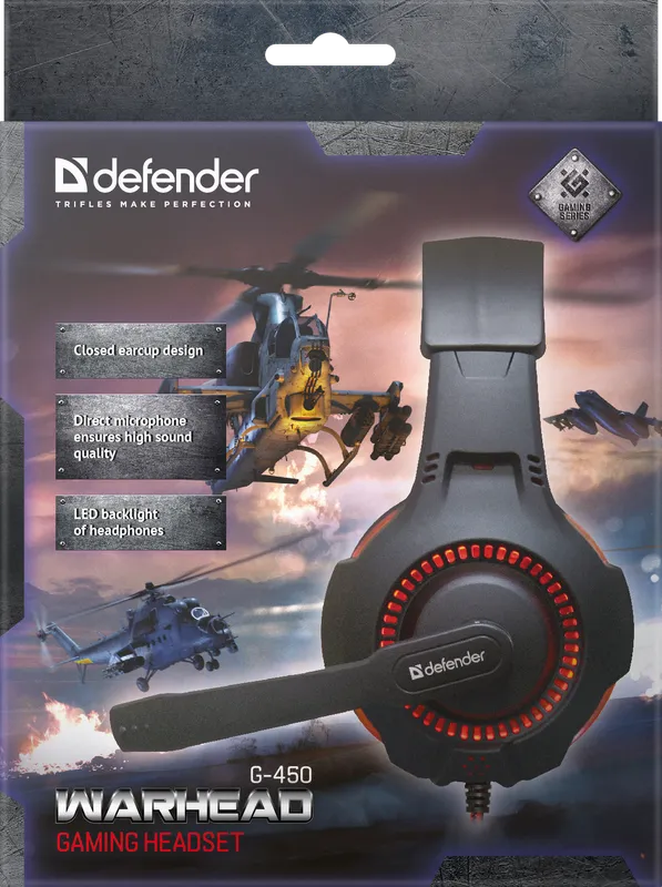 Defender - Gaming slušalice Warhead G-450