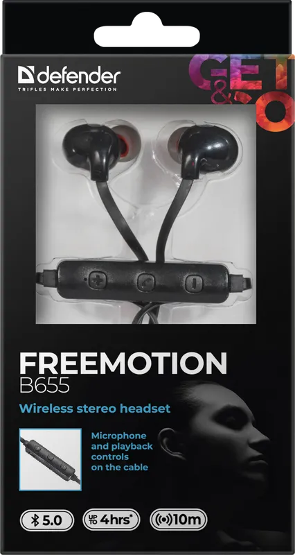 Defender - Bežične stereo slušalice FreeMotion B655