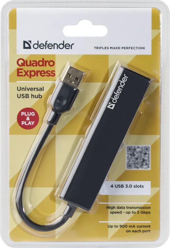 Defender - Univerzalni USB hub Quadro Express