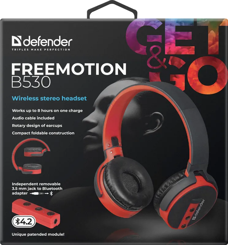 Defender - Bežične stereo slušalice FreeMotion B530