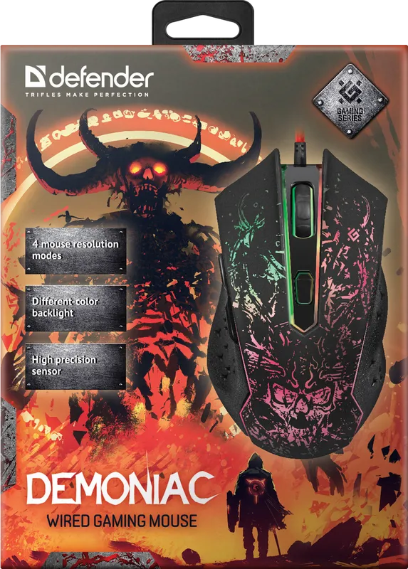 Defender - Žičani gaming miš Demoniac GM-540L