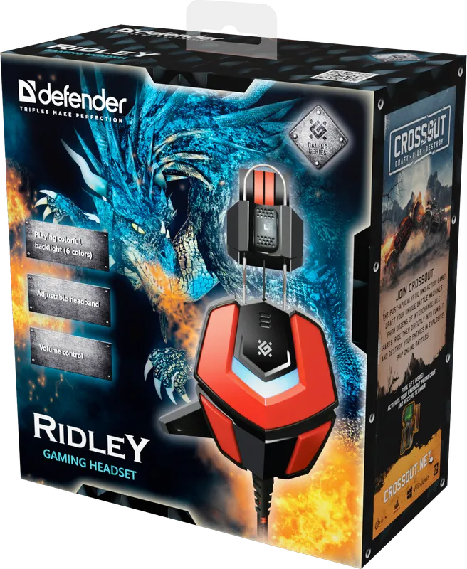 Defender - Gaming slušalice Ridley