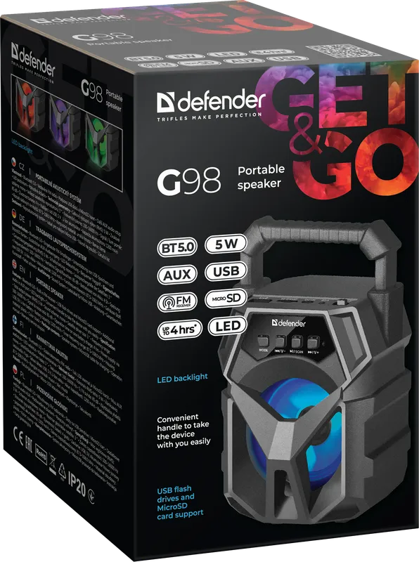 Defender - Prijenosni zvučnik G98