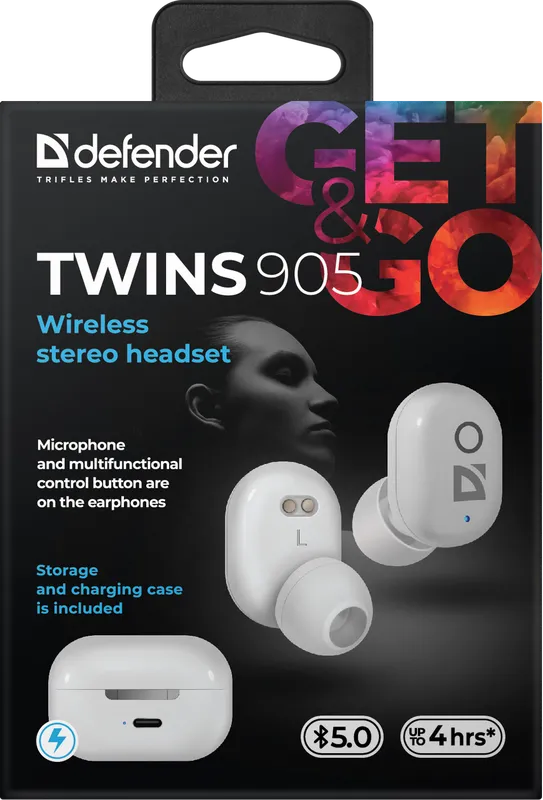Defender - Bežične stereo slušalice Twins 905