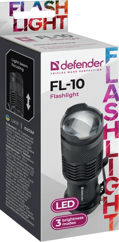 Defender - Svjetiljka FL-10, XP-E, 3 modes