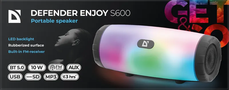 Defender - Prijenosni zvučnik Enjoy S600