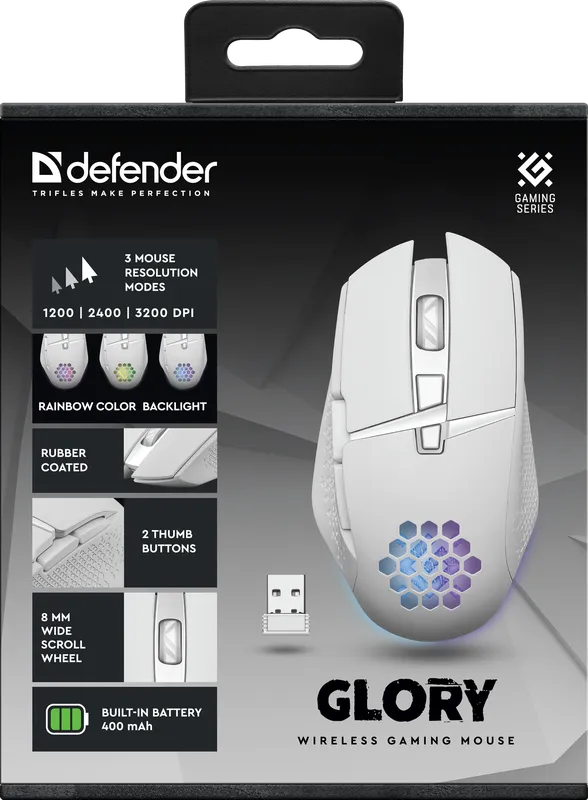 Defender - Bežični gaming miš Glory GM-514