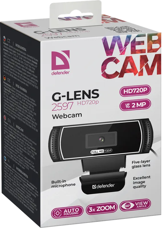 Defender - Web kamera G-lens 2597 HD720p