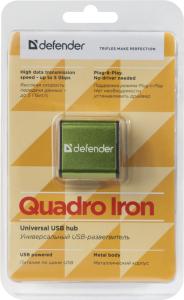 Defender - Univerzalni USB hub Quadro Iron
