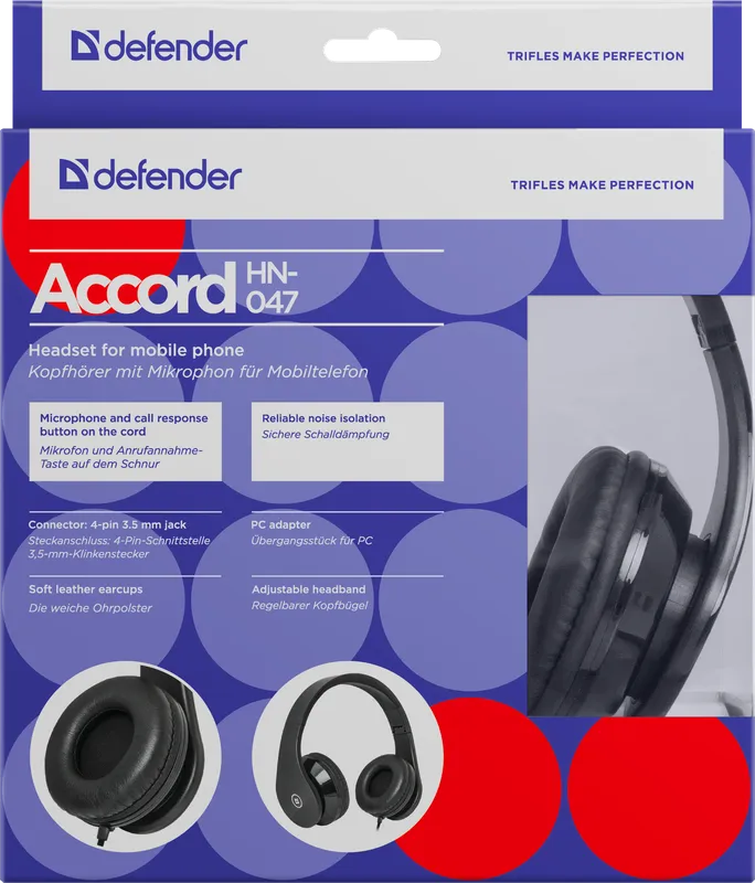 Defender - Slušalice za mobilne uređaje Accord HN-047