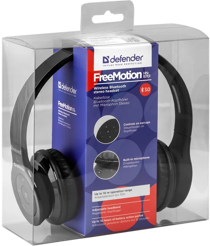 Defender - Bežične stereo slušalice FreeMotion HN-B701