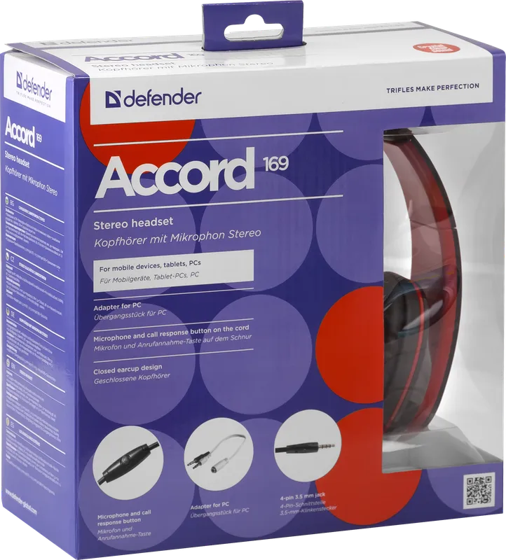 Defender - Slušalice za mobilne uređaje Accord-169
