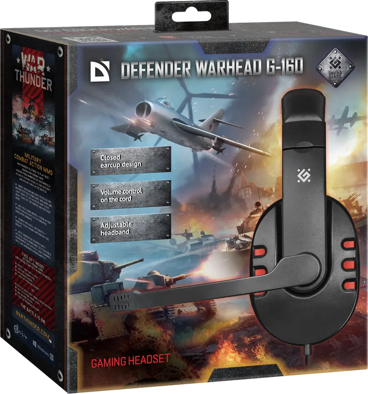 Defender - Gaming slušalice Warhead G-160