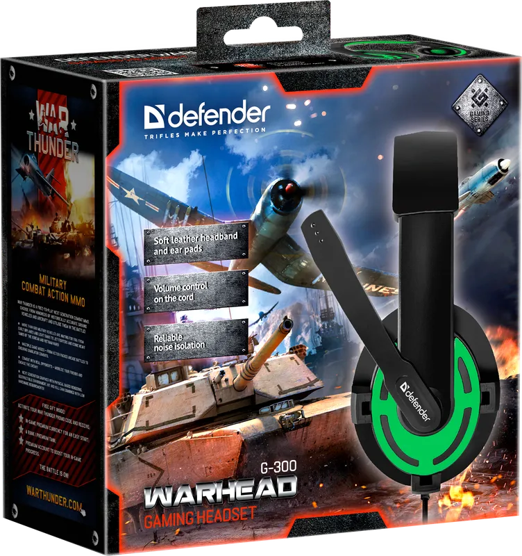 Defender - Gaming slušalice Warhead G-300