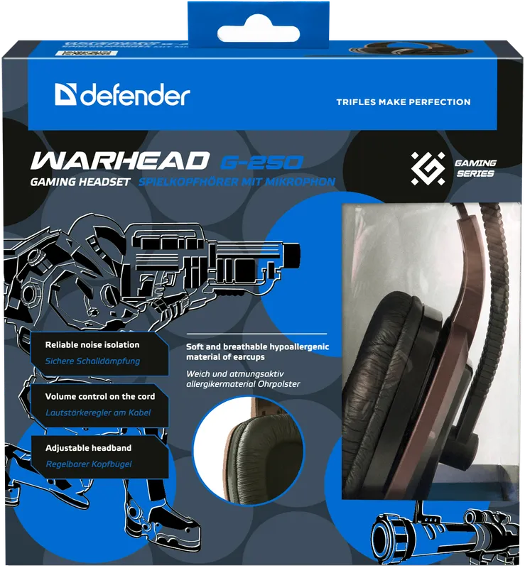 Defender - Gaming slušalice Warhead G-250
