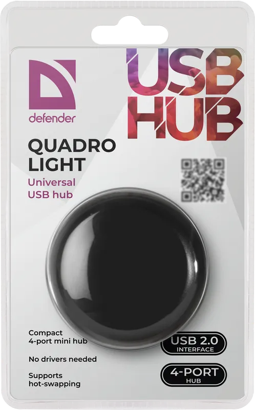 Defender - Univerzalni USB hub Quadro Light