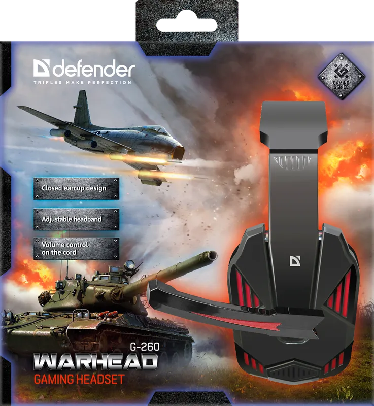 Defender - Gaming slušalice Warhead G-260