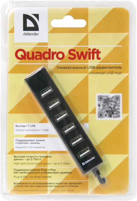 Defender - Univerzalni USB hub Quadro SWIFT