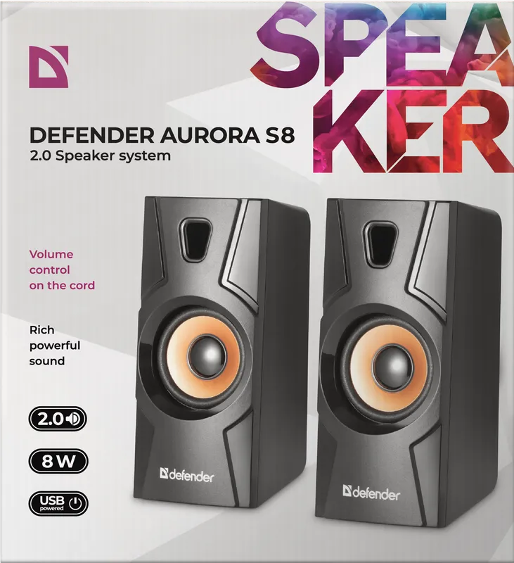 Defender - 2.0 sustav zvučnika Aurora S8