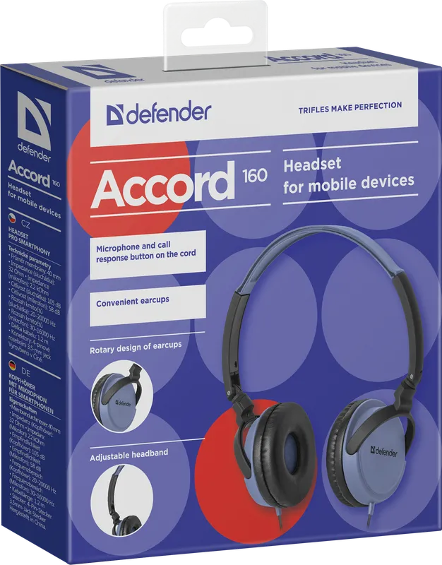 Defender - Slušalice za mobilne uređaje Accord 160