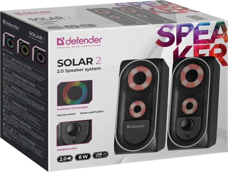 Defender - 2.0 sustav zvučnika Solar 2