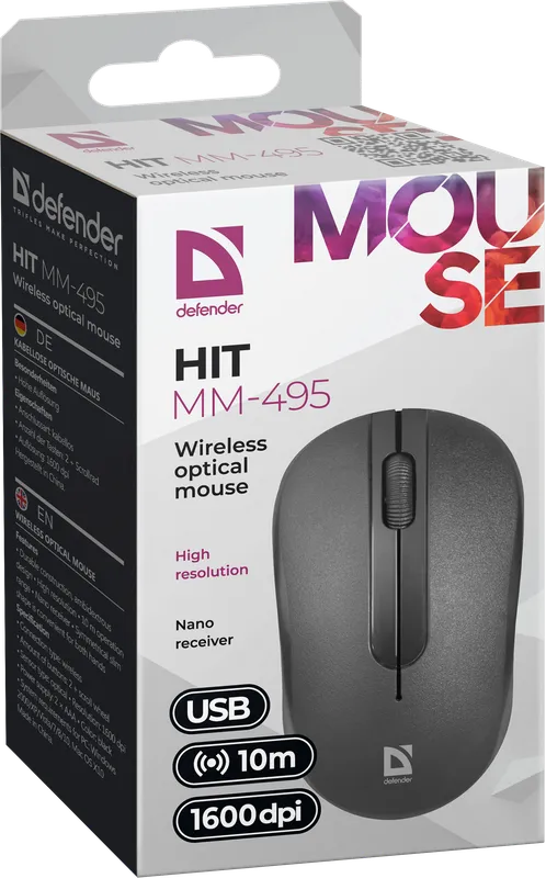 Defender - Bežični optički miš Hit MM-495