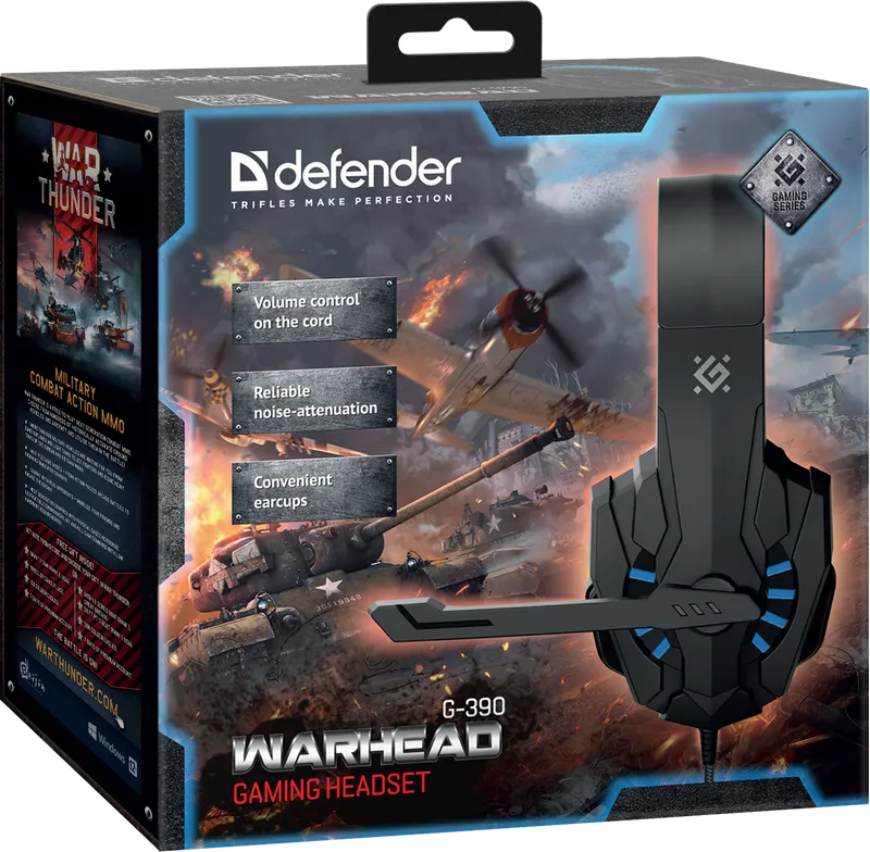 Defender - Gaming slušalice Warhead G-390