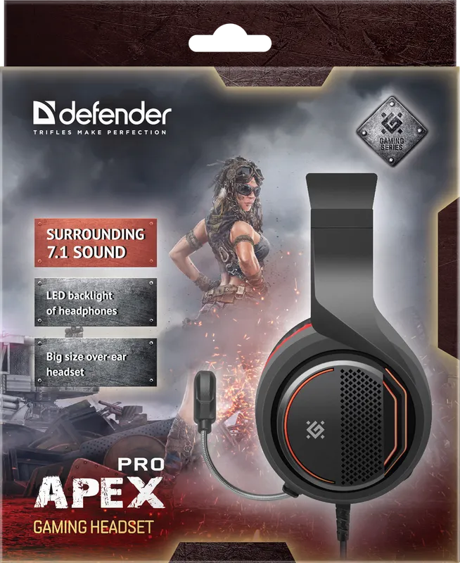 Defender - Gaming slušalice Apex Pro