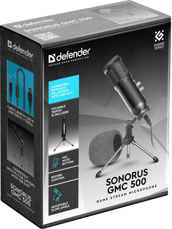 Defender - Mikrofon za stream igre Sonorus GMC 500