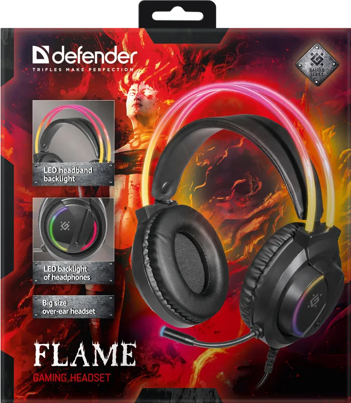 Defender - Gaming slušalice Flame