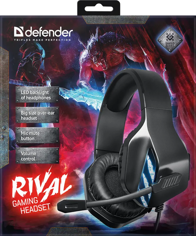 Defender - Gaming slušalice Rival