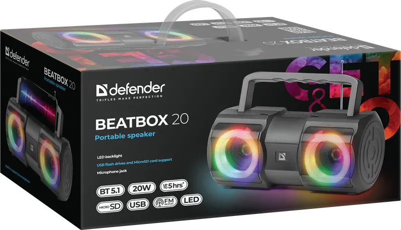 Defender - Prijenosni zvučnik Beatbox 20