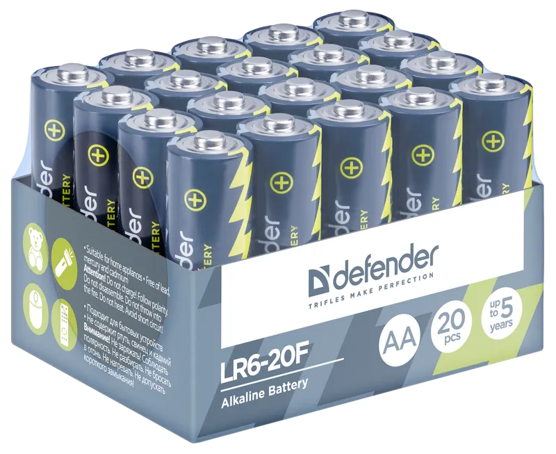Defender - Alkalna baterija LR6-20F
