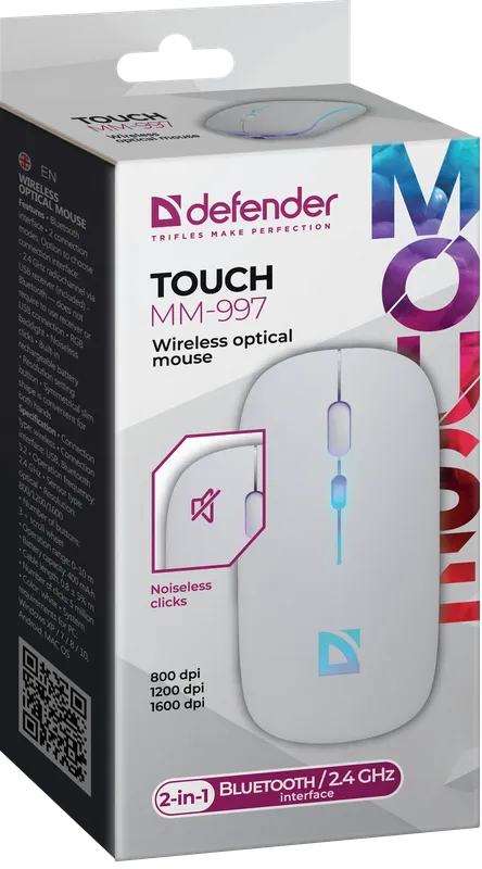 Defender - Bežični optički miš Touch MM-997